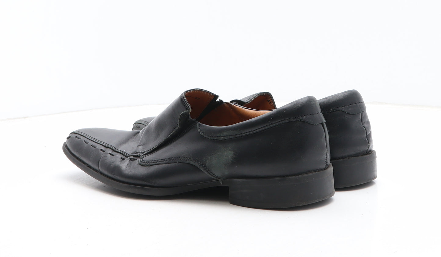 Pierre Cardin Mens Black Synthetic Slip On Casual UK 7 41 - UK Size Estimated 7