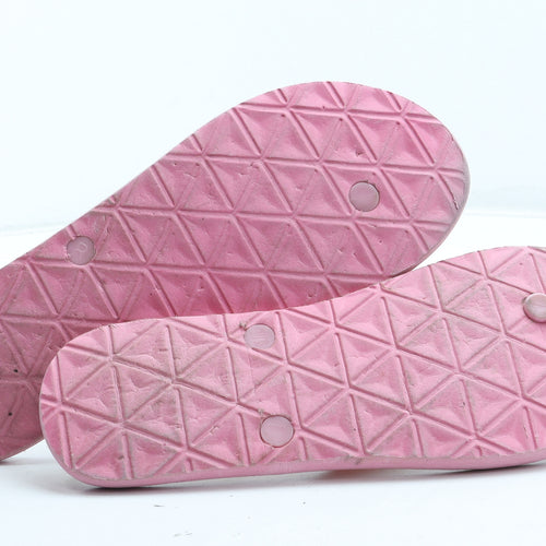 Surf State Womens Pink Rubber Thong Sandal UK - Size UK 4-5