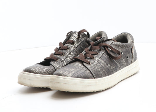 Xti Womens Brown Synthetic Trainer UK - UK Size Estimated 5