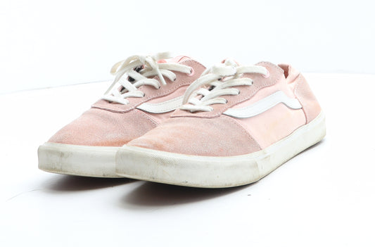 VANS Womens Pink Synthetic Trainer UK