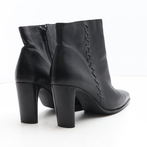 Roma Womens Black Synthetic Bootie Boot UK