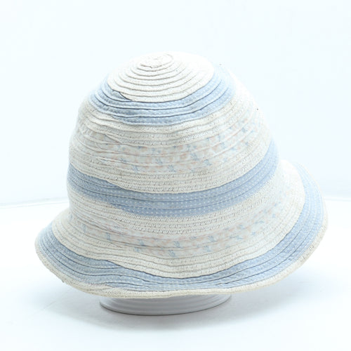 George Girls Multicoloured Striped Polyester Sun Hat Size S - Size 1-3 Years