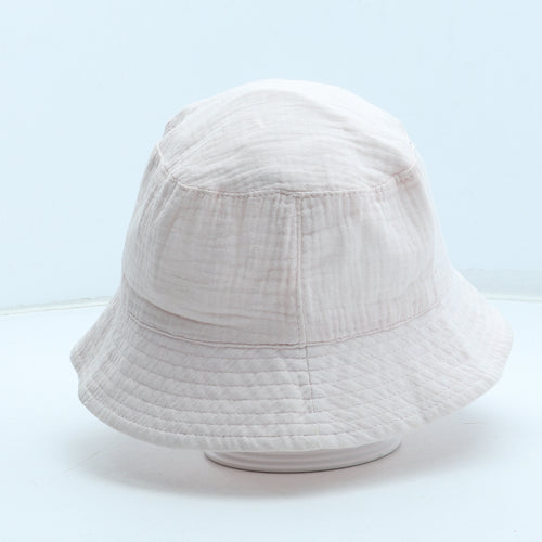 F&F Girls Pink Cotton Bucket Hat Size S - Size 7-10 years