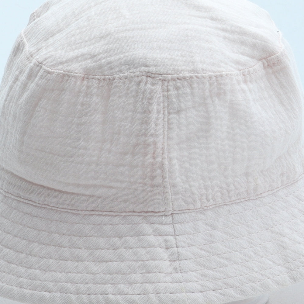 F&F Girls Pink Cotton Bucket Hat Size S - Size 7-10 years