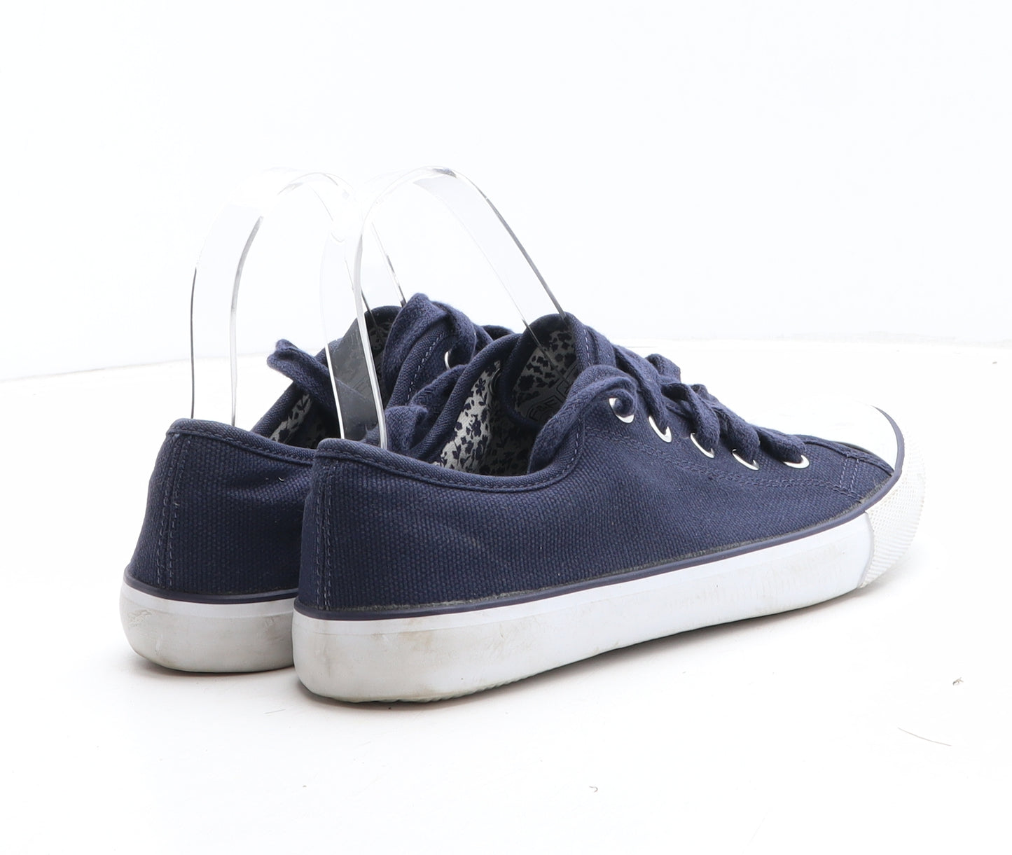 F&F Womens Blue Synthetic Trainer Casual UK