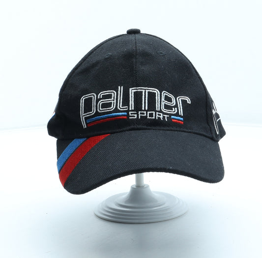 Palmer Sport Mens Black Polyester Snapback Size Adjustable