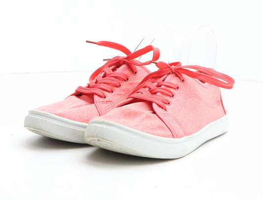 Cotton Traders Womens Pink Fabric Trainer UK