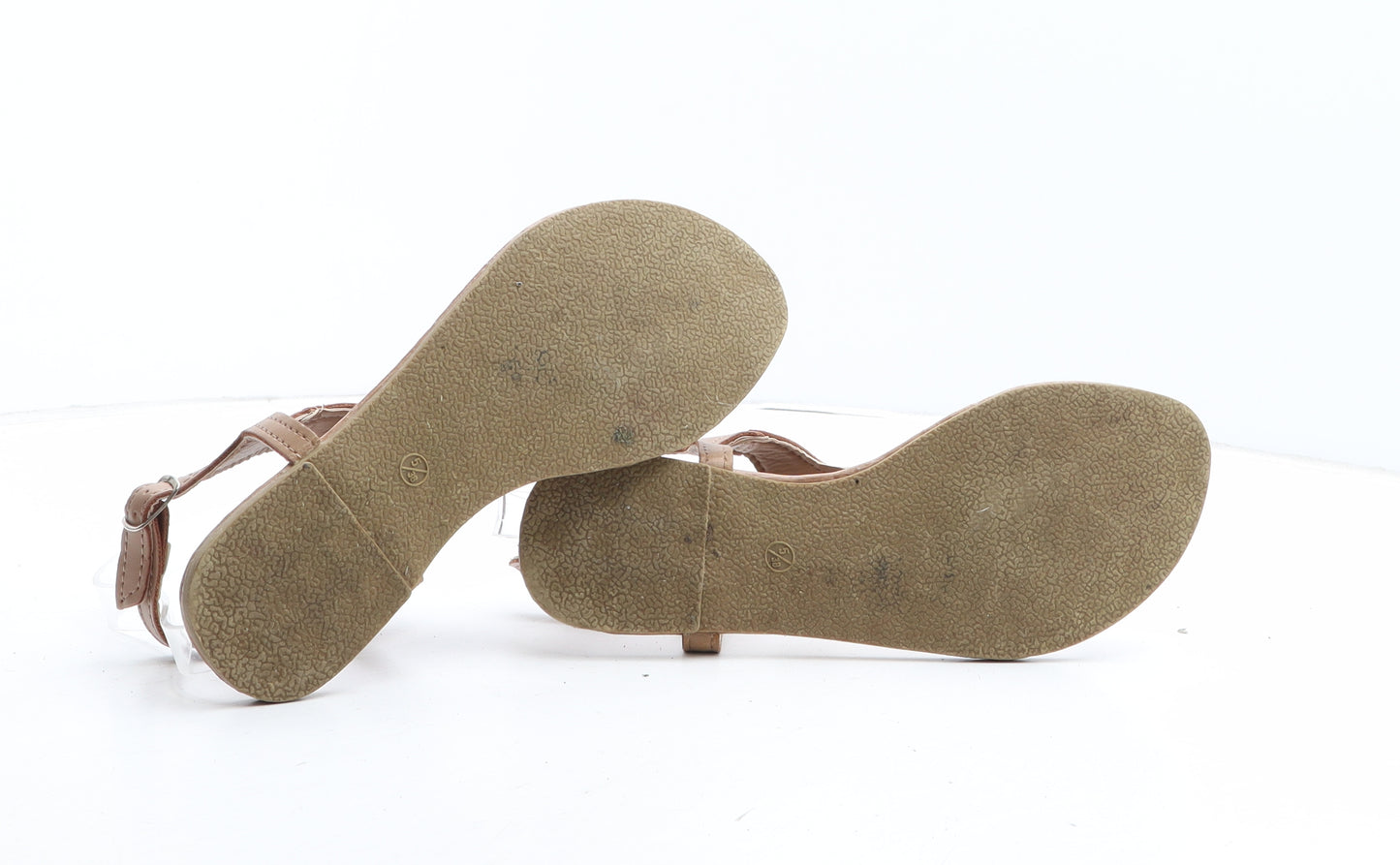 Primark Womens Brown Synthetic Thong Sandal UK