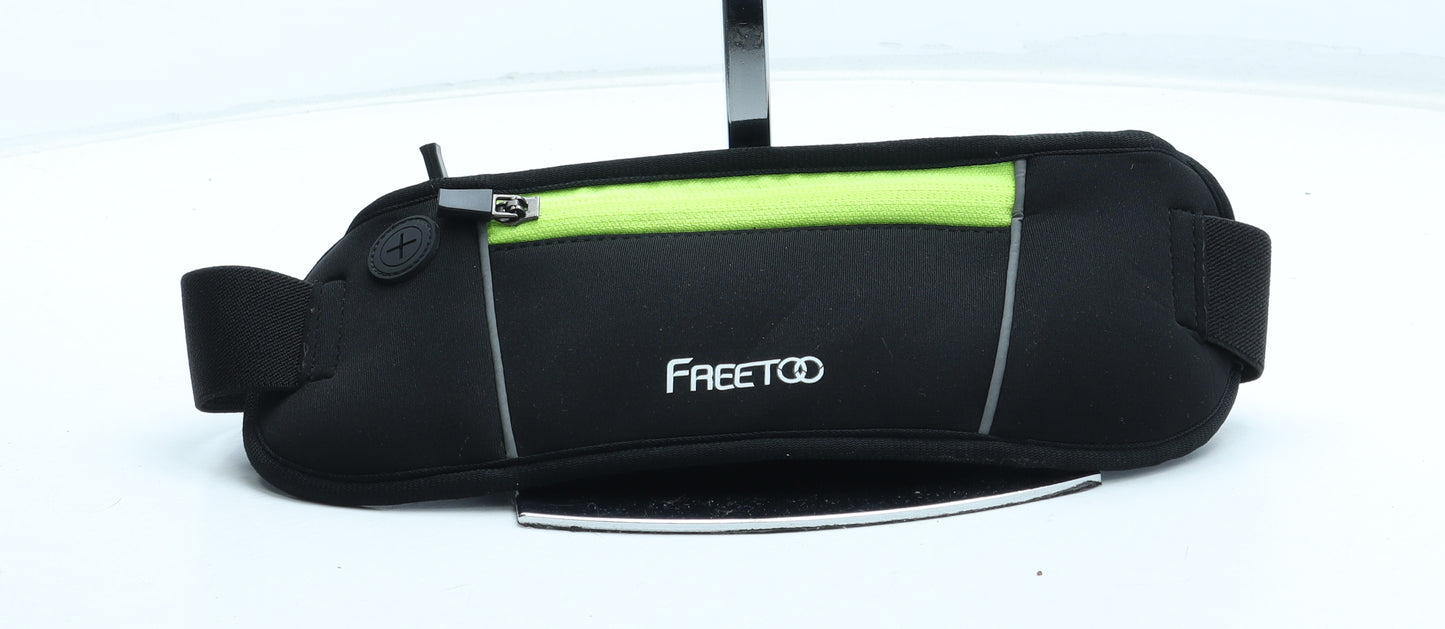Freetoo Mens Black Polyester Belt Bag & Waist Pack Size Small