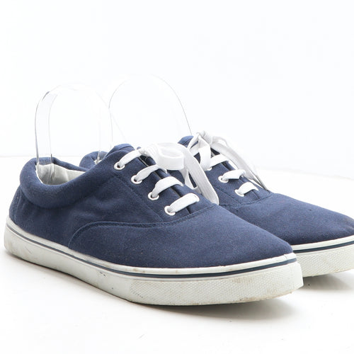 Truststyle Mens Blue Fabric Trainer Casual UK 8
