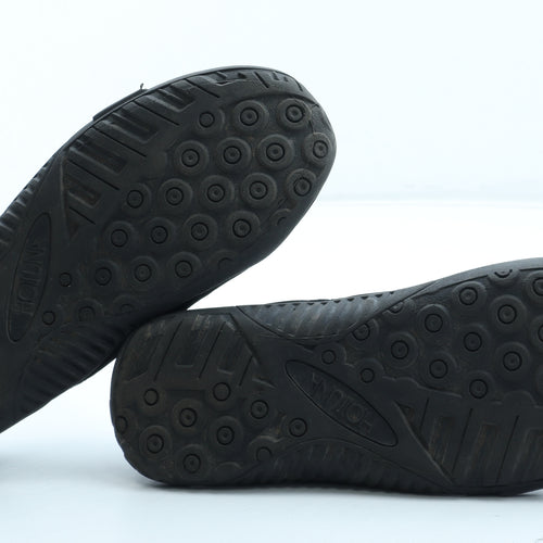 Hot Tuna Womens Black Polyester Slip On Flat UK - Aqua Shoes