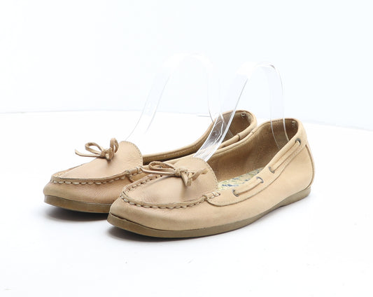 Clarks Womens Brown Synthetic Loafer Casual UK