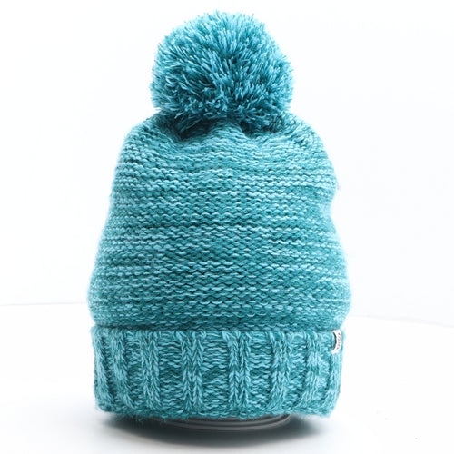TOG24 Womens Green Acrylic Bobble Hat One Size