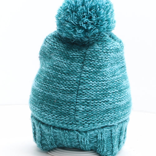 TOG24 Womens Green Acrylic Bobble Hat One Size
