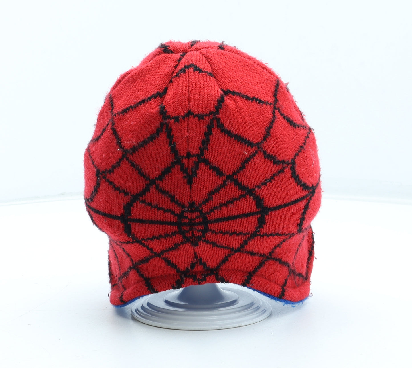 Nutmeg Boys Red Acrylic Winter Hat One Size - Spiderman