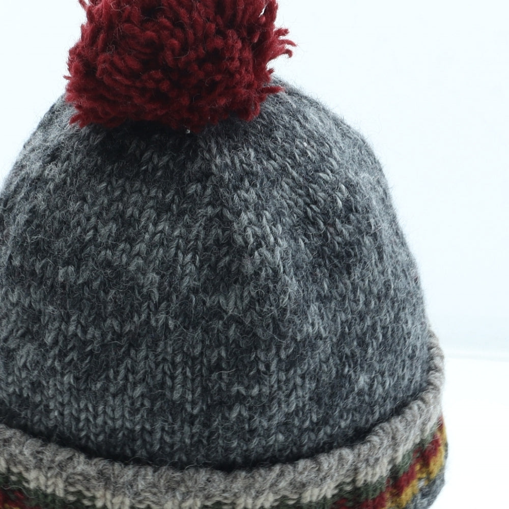 Fat Face Mens Multicoloured Wool Winter Hat One Size