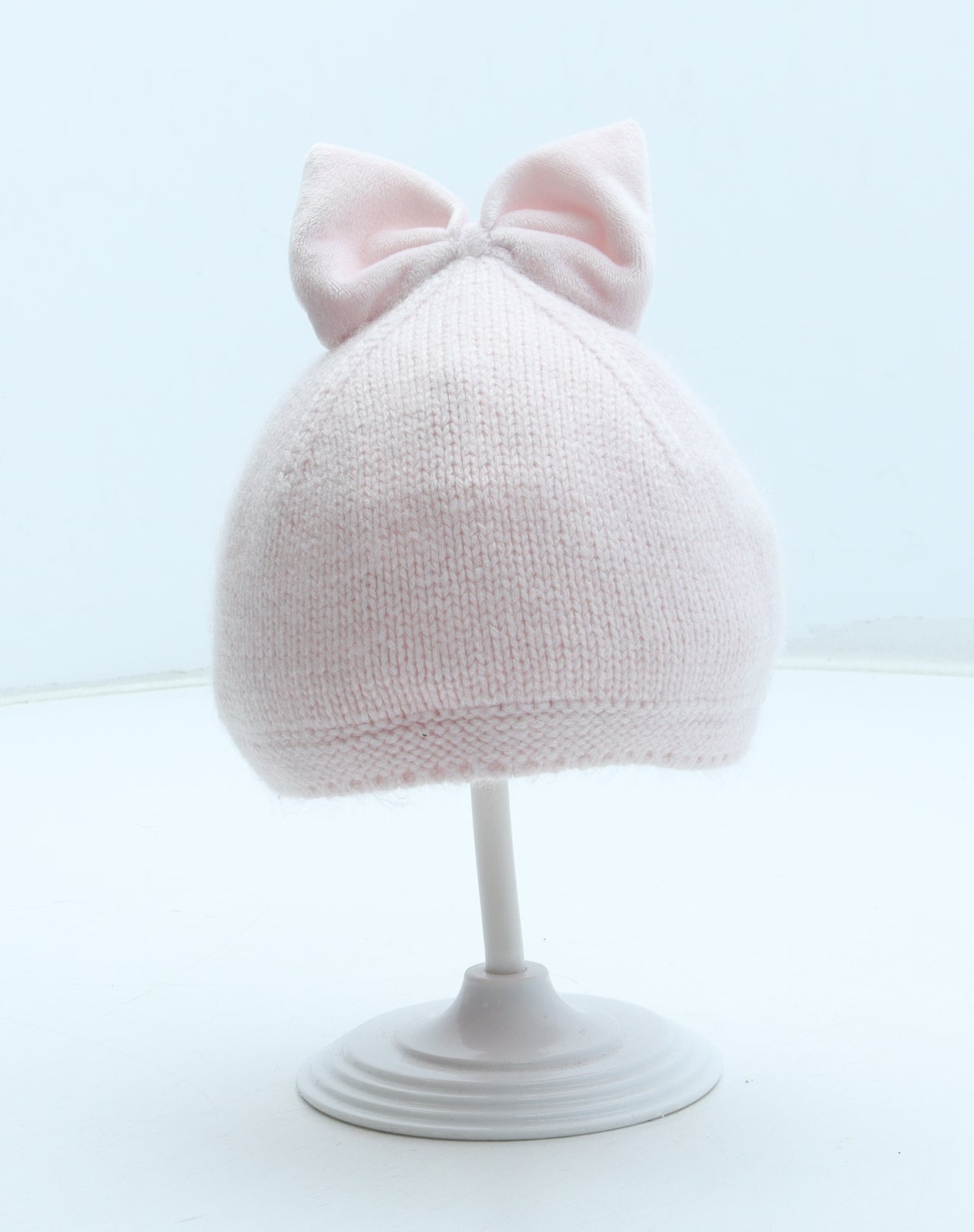 NEXT Girls Pink Acrylic Beanie Size S - Size 0-3 Months