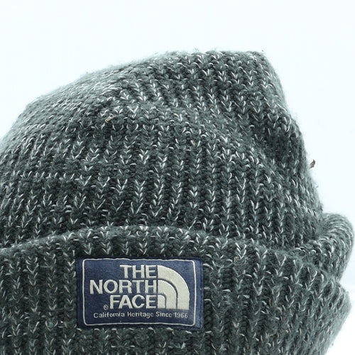 The North Face Mens Green Acrylic Beanie One Size