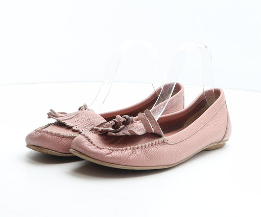 Jones Womens Pink Synthetic Loafer Casual UK - UK Size Estimated 7