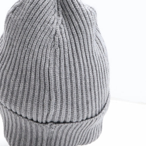 New Look Womens Grey Viscose Beanie One Size