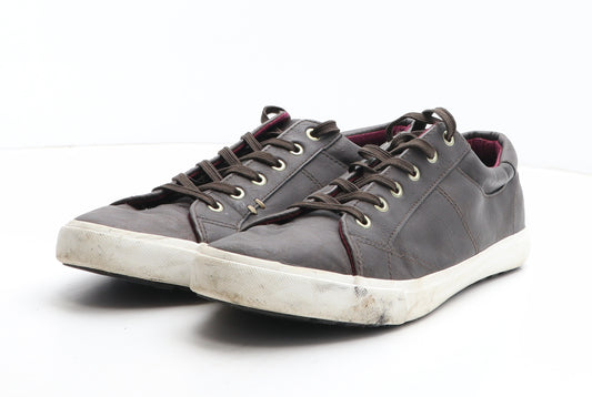 ACW85 Mens Brown Synthetic Trainer UK 12