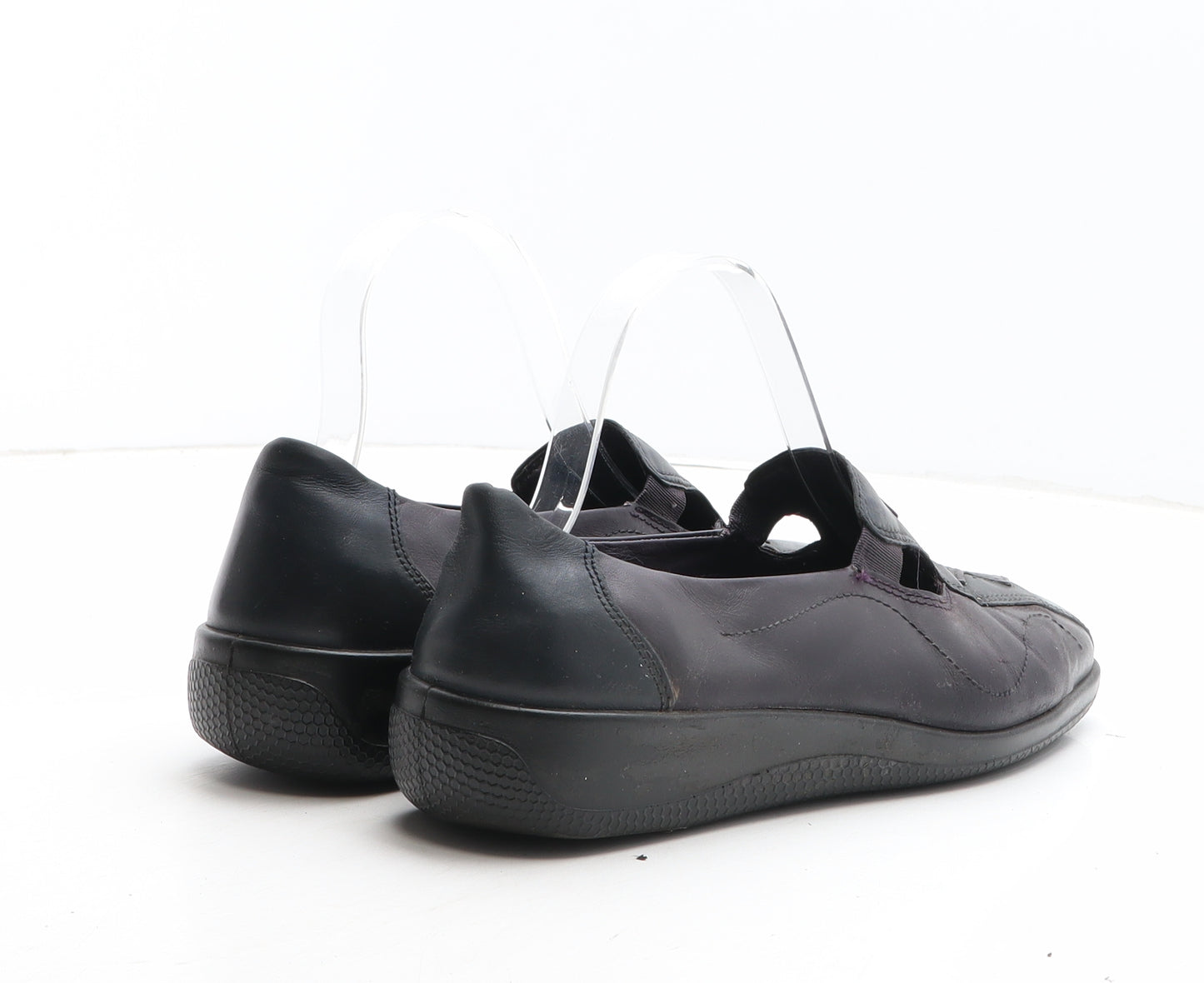 Hotter Womens Purple Synthetic Slip On Casual UK
