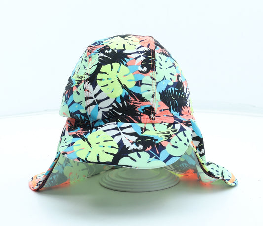 George Boys Multicoloured Geometric Polyester Sun Hat Size S - UK Size 3-4 years