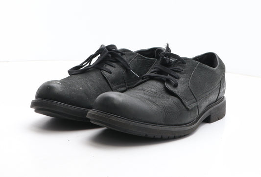 CAT Mens Black Synthetic Oxford Casual UK 7