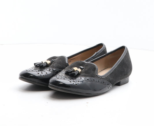 Dorothy Perkins Womens Black Synthetic Loafer Casual UK