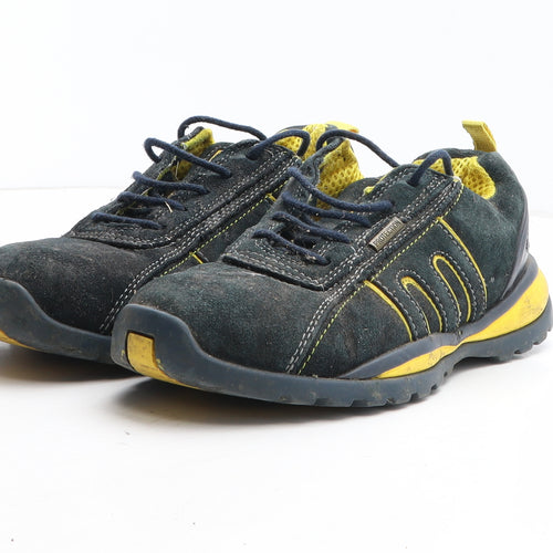 Marksman Mens Blue Synthetic Trainer Casual UK 6