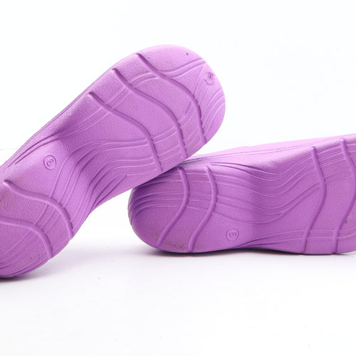 Briers Womens Purple Synthetic Slip On Sandal UK