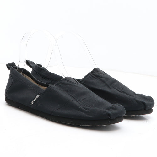 SoulCal&Co Mens Black Fabric Slip On Casual UK 6