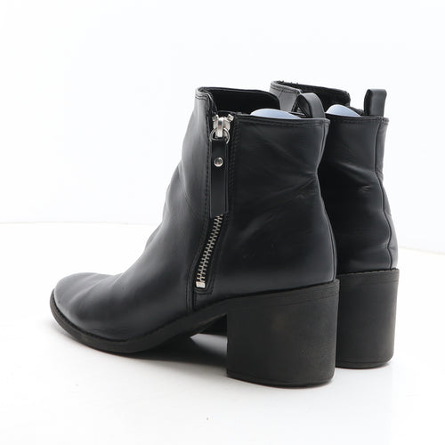 H&M Womens Black Synthetic Bootie Boot UK - UK Size Estimated 6