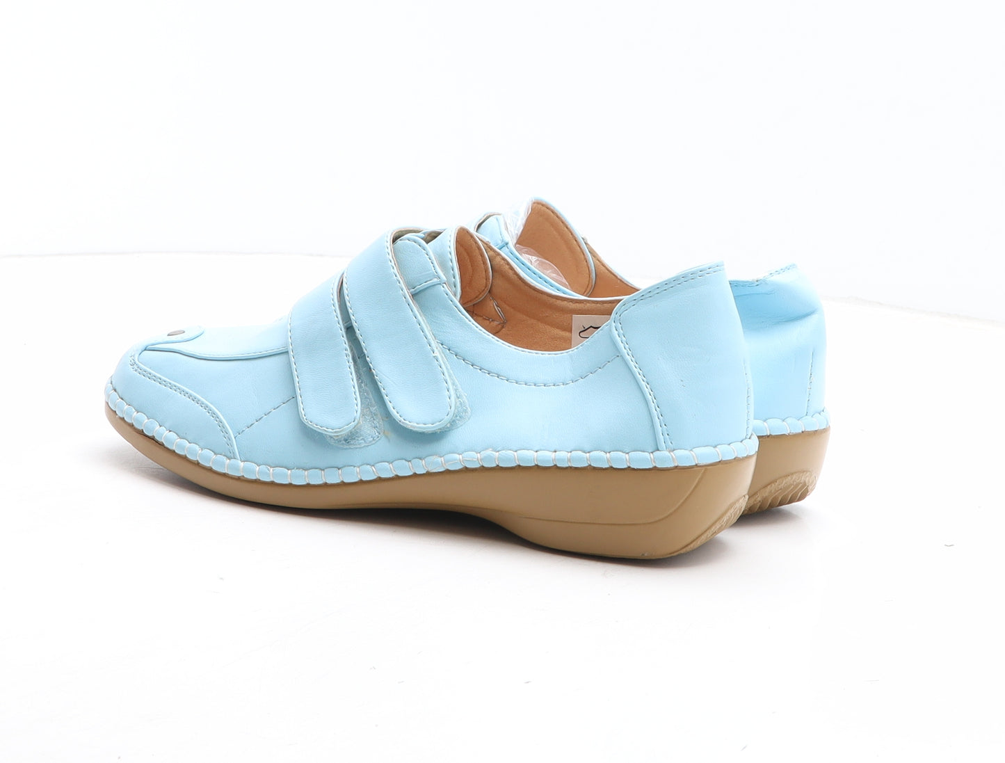Marianna Womens Blue Synthetic Slip On Casual UK