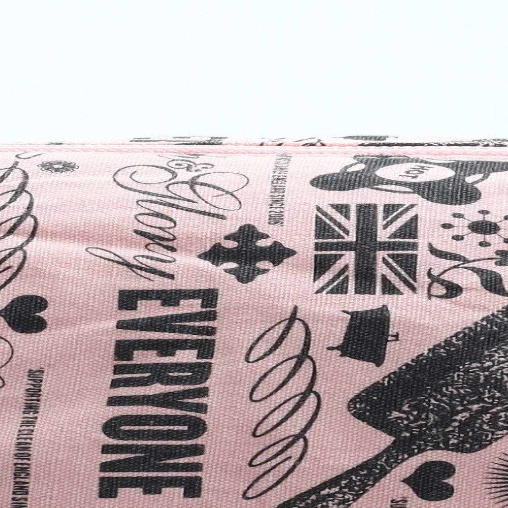 Soap & Glory Womens Pink Geometric Polyester Pouch Size Medium