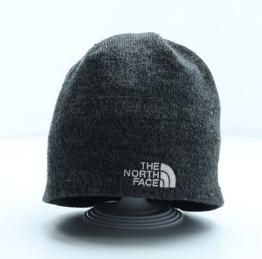 The North Face Mens Grey Acrylic Beanie One Size