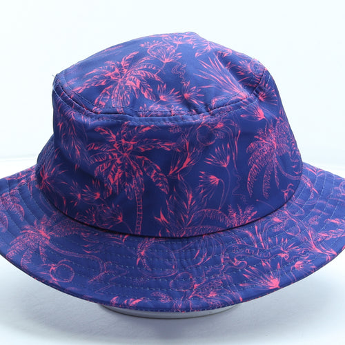 Boardies Boys Purple Geometric Polyester Bucket Hat Size S - Palm Tree Pattern Size 6-10 Years