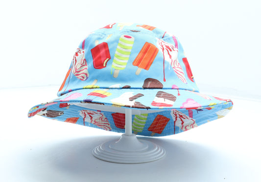 Boardies Boys Multicoloured Geometric Polyester Sun Hat Size S - Ice lolly Patten Size 6-10 years
