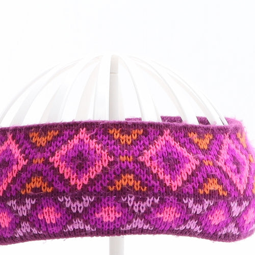 Rodeo Womens Purple Geometric Acrylic Headband One Size
