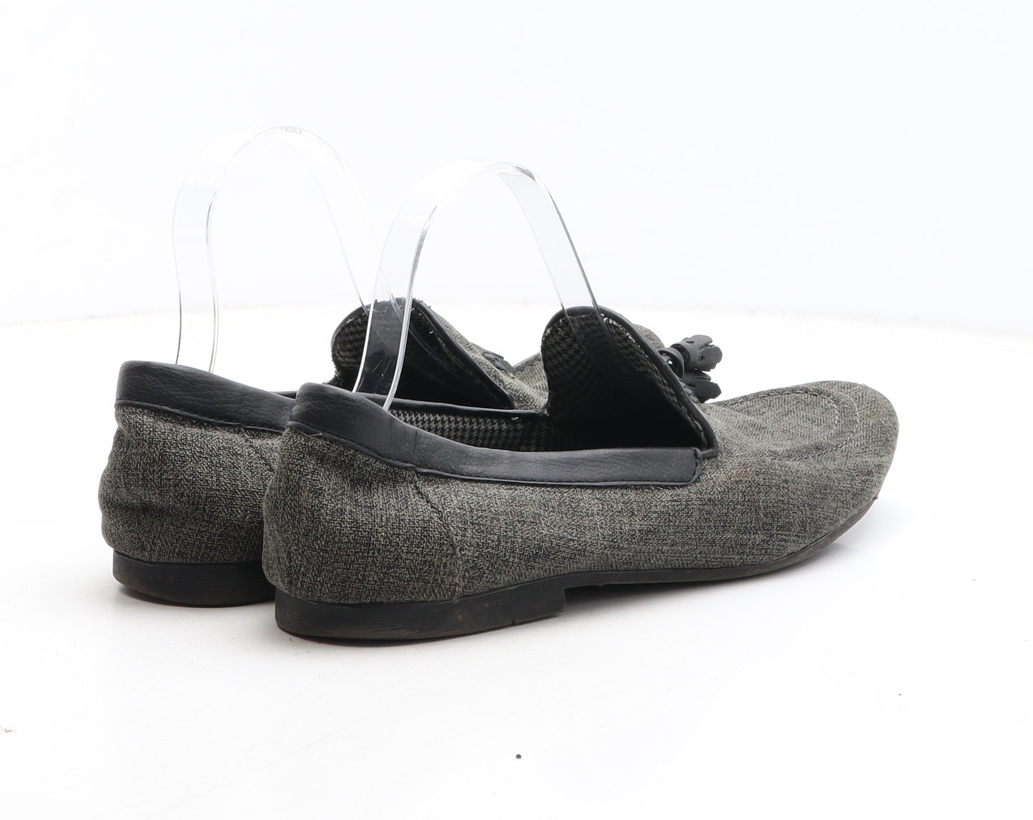 Topshop Mens Grey Synthetic Loafer Casual UK 8 42
