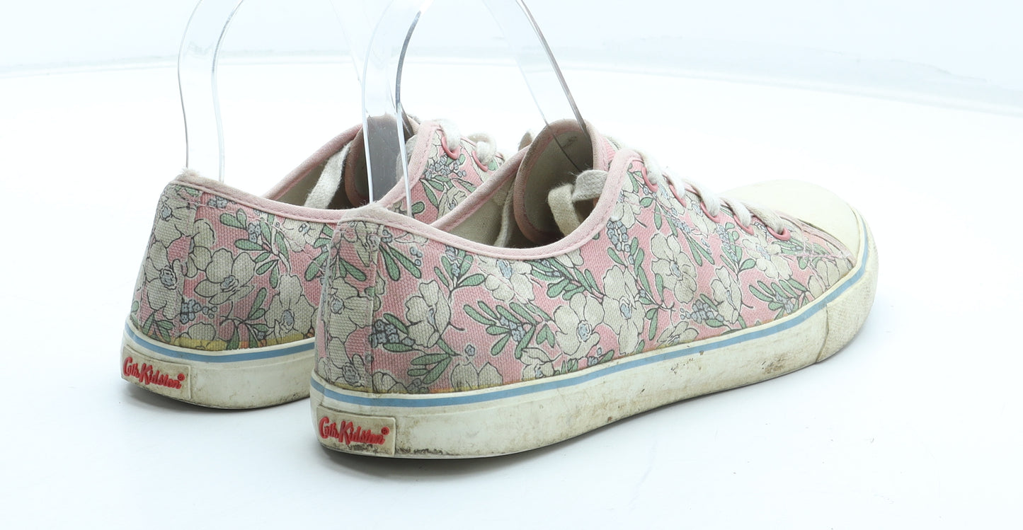 Cath Kidston Womens Multicoloured Floral Polyester Trainer UK
