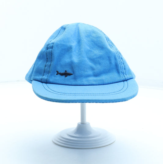 Preworn Boys Blue Polyester Snapback Size Adjustable - Shark