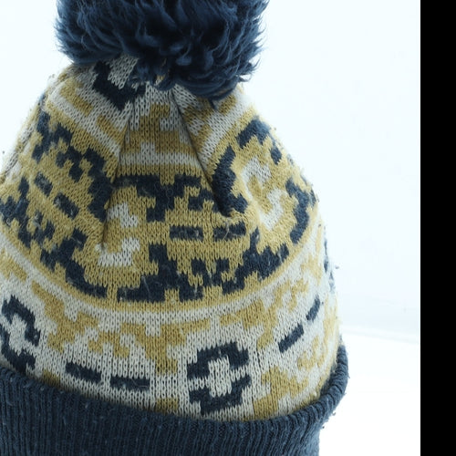 NFC Mens Multicoloured Fair Isle Acrylic Winter Hat One Size