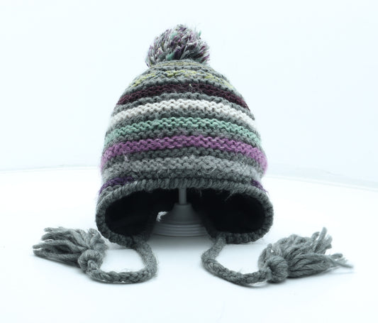 Barts Womens Multicoloured Colourblock Acrylic Winter Hat One Size