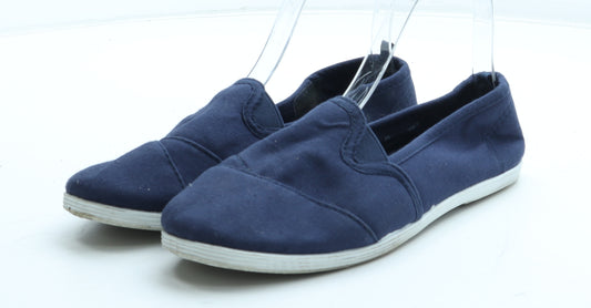 Atmosphere Womens Blue Polyester Slip On Casual UK