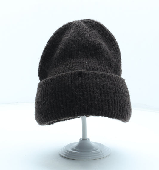Marks and Spencer Mens Brown Acrylic Beanie One Size