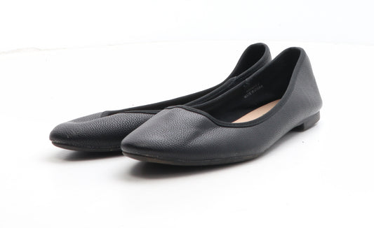 New Look Womens Black Synthetic Ballet Casual UK