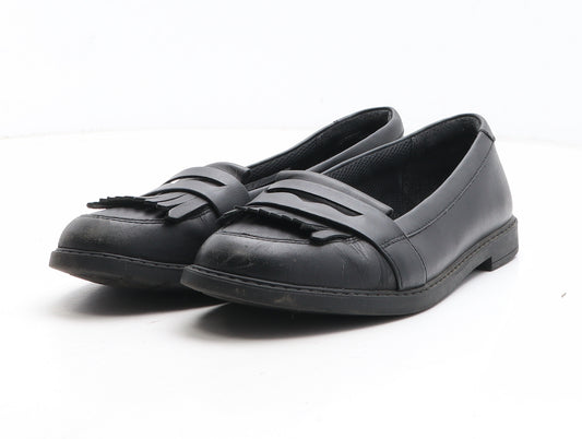 Clarks Womens Black Synthetic Loafer Casual UK