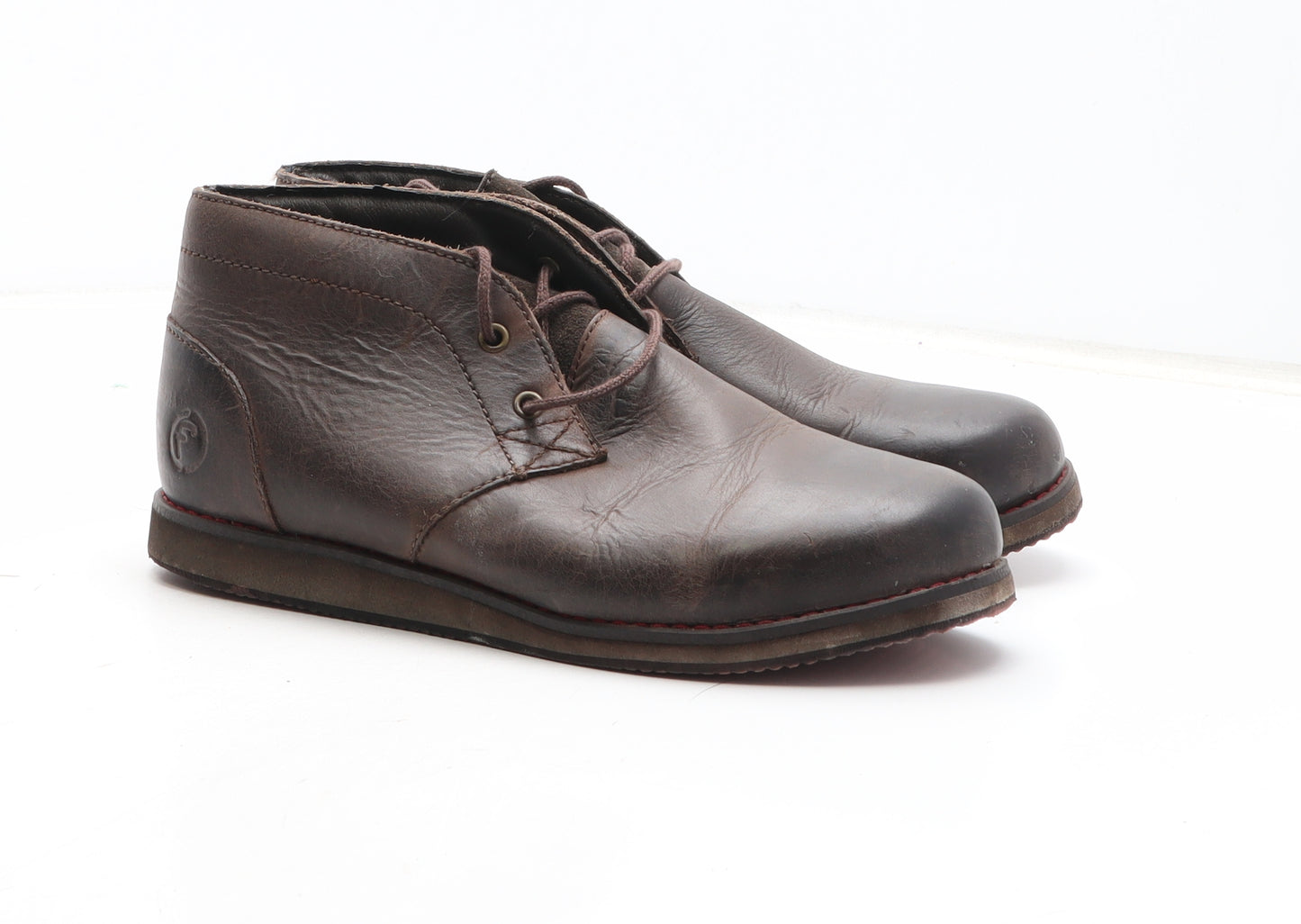 Firetrap Mens Brown Leather Chukka Boot UK 5
