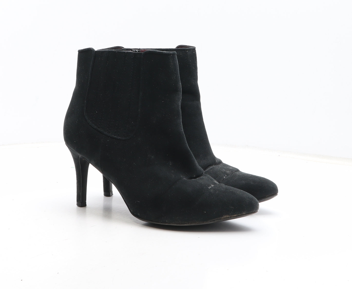 Marks and Spencer Womens Black Leather Bootie Boot UK